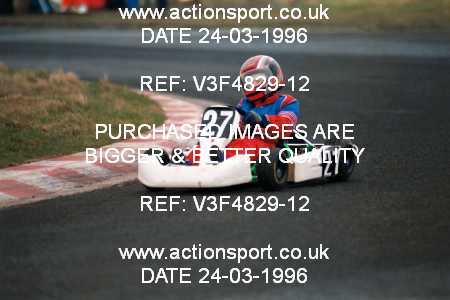 Photo: V3F4829-12 ActionSport Photography 24/03/1996 Manchester & Buxton Kart Club - Three Sisters, Wigan  _4_Cadets #27