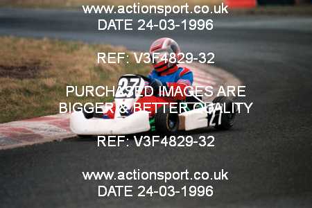 Photo: V3F4829-32 ActionSport Photography 24/03/1996 Manchester & Buxton Kart Club - Three Sisters, Wigan  _4_Cadets #27