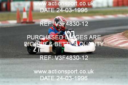 Photo: V3F4830-12 ActionSport Photography 24/03/1996 Manchester & Buxton Kart Club - Three Sisters, Wigan  _4_Cadets #27