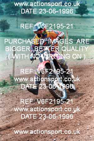 Photo: V6F2195-21 ActionSport Photography 23/06/1996 AMCA Polesworth MXC - Stipers Hill, Polesworth _1_JuniorsUnlimitedGroup1 #13