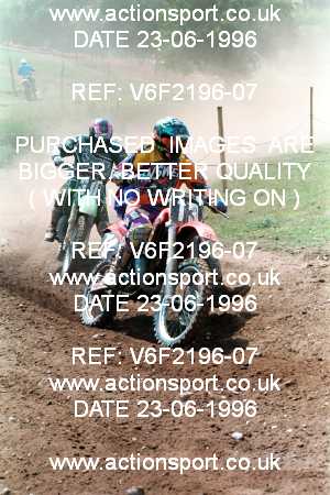 Photo: V6F2196-07 ActionSport Photography 23/06/1996 AMCA Polesworth MXC - Stipers Hill, Polesworth _1_JuniorsUnlimitedGroup1 #13