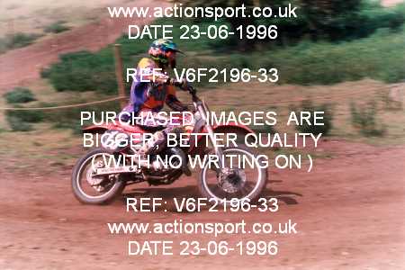 Photo: V6F2196-33 ActionSport Photography 23/06/1996 AMCA Polesworth MXC - Stipers Hill, Polesworth _1_JuniorsUnlimitedGroup1 #13
