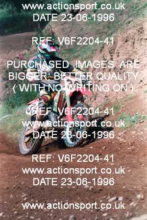 Photo: V6F2204-41 ActionSport Photography 23/06/1996 AMCA Polesworth MXC - Stipers Hill, Polesworth _2_ExpertsUnlimitedGroup1 #36