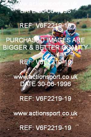 Photo: V6F2219-19 ActionSport Photography 30/06/1996 AMCA Shepshed SMC - Wymeswold _1_125Seniors #44