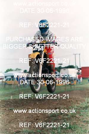 Photo: V6F2221-21 ActionSport Photography 30/06/1996 AMCA Shepshed SMC - Wymeswold _2_JuniorGroup1 #214