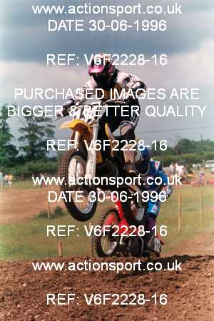 Photo: V6F2228-16 ActionSport Photography 30/06/1996 AMCA Shepshed SMC - Wymeswold _6_JuniorGroup3 #134