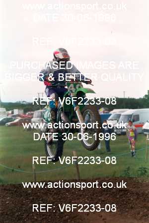 Photo: V6F2233-08 ActionSport Photography 30/06/1996 AMCA Shepshed SMC - Wymeswold _8_250Seniors #40