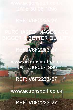 Photo: V6F2233-27 ActionSport Photography 30/06/1996 AMCA Shepshed SMC - Wymeswold _8_250Seniors #40