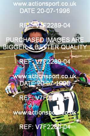Photo: V7F2289-04 ActionSport Photography 20/07/1996 Coventry Junior MXC Auto Spectacular  _4_60s #37