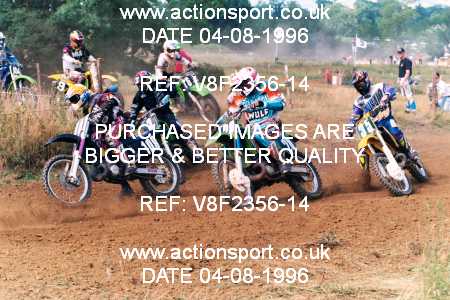 Photo: V8F2356-14 ActionSport Photography 04/08/1996 AMCA Gloucester MXC - Haresfield _3_250Juniors #35