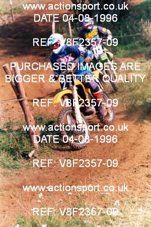 Photo: V8F2357-09 ActionSport Photography 04/08/1996 AMCA Gloucester MXC - Haresfield _3_250Juniors #27