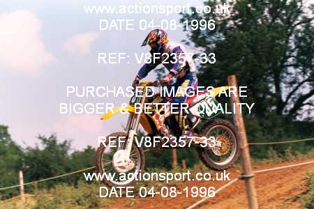 Photo: V8F2357-33 ActionSport Photography 04/08/1996 AMCA Gloucester MXC - Haresfield _3_250Juniors #35