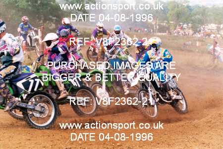 Photo: V8F2362-21 ActionSport Photography 04/08/1996 AMCA Gloucester MXC - Haresfield _6_125-750Juniors #89