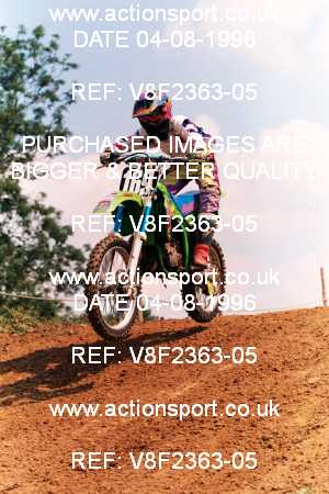 Photo: V8F2363-05 ActionSport Photography 04/08/1996 AMCA Gloucester MXC - Haresfield _6_125-750Juniors #169
