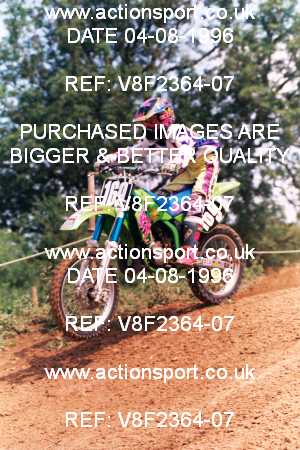Photo: V8F2364-07 ActionSport Photography 04/08/1996 AMCA Gloucester MXC - Haresfield _6_125-750Juniors #169