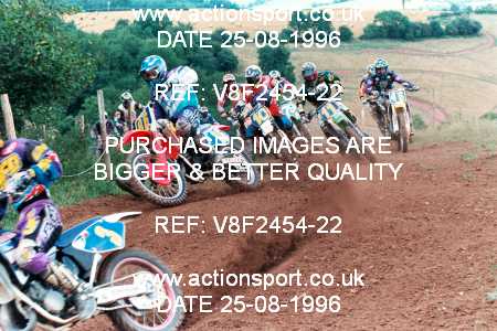 Photo: V8F2454-22 ActionSport Photography 25/08/1996 AMCA Hereford MXC - Bacton _5_125Seniors-125Experts #86