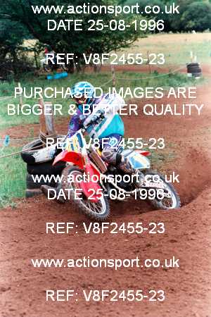 Photo: V8F2455-23 ActionSport Photography 25/08/1996 AMCA Hereford MXC - Bacton _5_125Seniors-125Experts #86