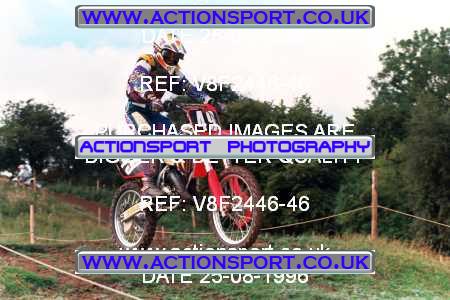 Photo: V8F2446-46 ActionSport Photography 25/08/1996 AMCA Hereford MXC - Bacton _1_JuniorsUnlimitedGroup1 #49