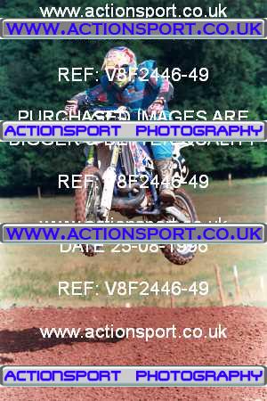 Photo: V8F2446-49 ActionSport Photography 25/08/1996 AMCA Hereford MXC - Bacton _1_JuniorsUnlimitedGroup1 #85