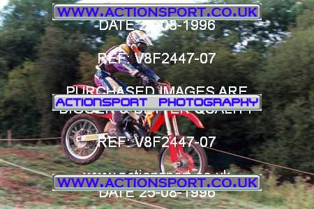 Photo: V8F2447-07 ActionSport Photography 25/08/1996 AMCA Hereford MXC - Bacton _1_JuniorsUnlimitedGroup1 #49