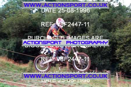 Photo: V8F2447-11 ActionSport Photography 25/08/1996 AMCA Hereford MXC - Bacton _1_JuniorsUnlimitedGroup1 #32