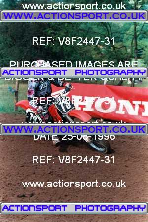 Photo: V8F2447-31 ActionSport Photography 25/08/1996 AMCA Hereford MXC - Bacton _1_JuniorsUnlimitedGroup1 #78