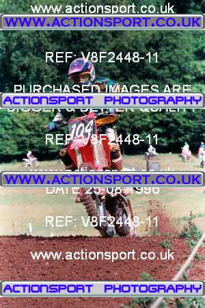 Photo: V8F2448-11 ActionSport Photography 25/08/1996 AMCA Hereford MXC - Bacton _1_JuniorsUnlimitedGroup1 #104