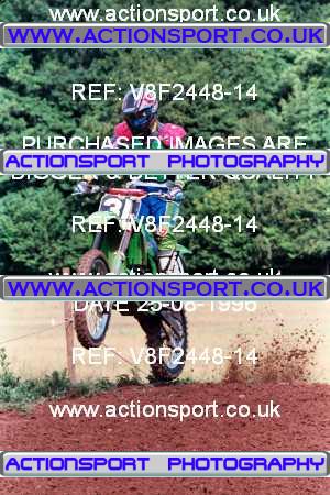 Photo: V8F2448-14 ActionSport Photography 25/08/1996 AMCA Hereford MXC - Bacton _1_JuniorsUnlimitedGroup1 #31
