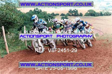 Photo: V8F2451-29 ActionSport Photography 25/08/1996 AMCA Hereford MXC - Bacton _3_250-750Seniors #9