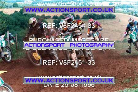 Photo: V8F2451-33 ActionSport Photography 25/08/1996 AMCA Hereford MXC - Bacton _3_250-750Seniors #5