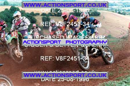 Photo: V8F2451-34 ActionSport Photography 25/08/1996 AMCA Hereford MXC - Bacton _3_250-750Seniors #3