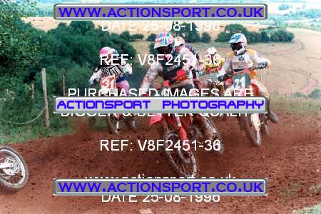 Photo: V8F2451-36 ActionSport Photography 25/08/1996 AMCA Hereford MXC - Bacton _3_250-750Seniors #21