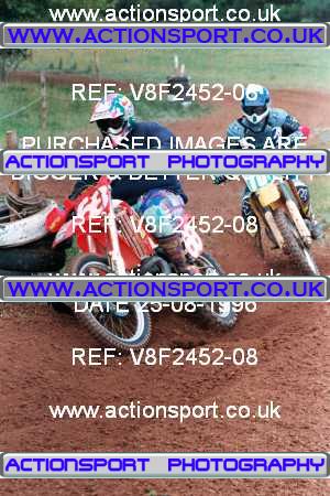 Photo: V8F2452-08 ActionSport Photography 25/08/1996 AMCA Hereford MXC - Bacton _3_250-750Seniors #68