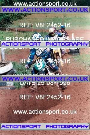 Photo: V8F2452-16 ActionSport Photography 25/08/1996 AMCA Hereford MXC - Bacton _3_250-750Seniors #9