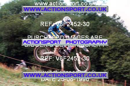 Photo: V8F2452-30 ActionSport Photography 25/08/1996 AMCA Hereford MXC - Bacton _3_250-750Seniors #9