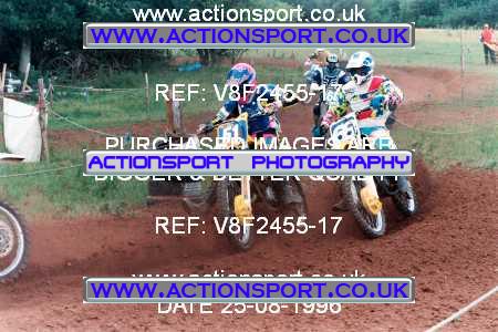 Photo: V8F2455-17 ActionSport Photography 25/08/1996 AMCA Hereford MXC - Bacton _5_125Seniors-125Experts #68