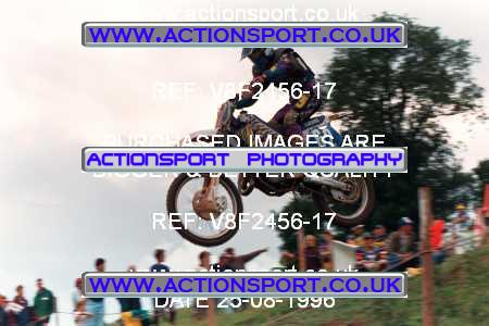 Photo: V8F2456-17 ActionSport Photography 25/08/1996 AMCA Hereford MXC - Bacton _5_125Seniors-125Experts #62