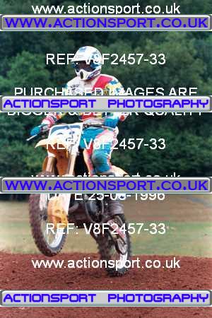 Photo: V8F2457-33 ActionSport Photography 25/08/1996 AMCA Hereford MXC - Bacton _5_125Seniors-125Experts #68