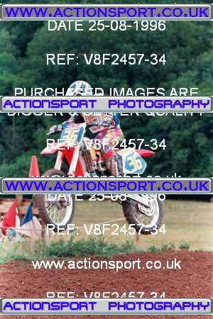 Photo: V8F2457-34 ActionSport Photography 25/08/1996 AMCA Hereford MXC - Bacton _5_125Seniors-125Experts #36