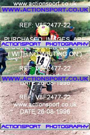 Photo: V8F2477-22 ActionSport Photography 26/08/1996 YMSA Poole & Parkstone MC 2 Day _7_60s-Cadets #14