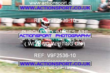 Photo: V9F2536-10 ActionSport Photography 08/09/1996 Chasewater Kart Club _3_Rookie #28