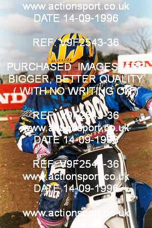Photo: V9F2543-36 ActionSport Photography 14/09/1996 BSMA UK Schoolgirl Championship - Elsworth _4_100s #1