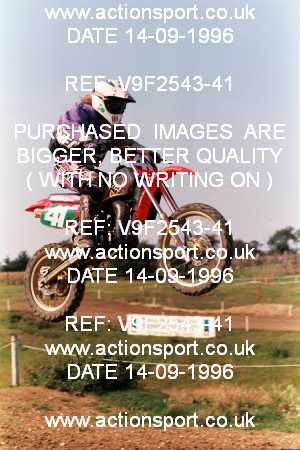 Photo: V9F2543-41 ActionSport Photography 14/09/1996 BSMA UK Schoolgirl Championship - Elsworth _4_100s #41