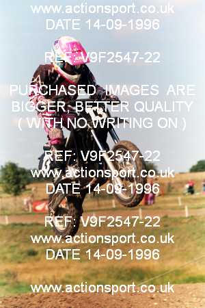Photo: V9F2547-22 ActionSport Photography 14/09/1996 BSMA UK Schoolgirl Championship - Elsworth _2_Juniors #13