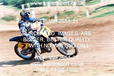 Photo: V9F2551-21 ActionSport Photography 14/09/1996 BSMA UK Schoolgirl Championship - Elsworth _6_Adults #7