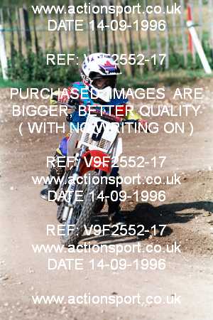 Photo: V9F2552-17 ActionSport Photography 14/09/1996 BSMA UK Schoolgirl Championship - Elsworth _1_Autos #9