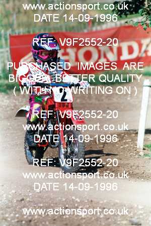 Photo: V9F2552-20 ActionSport Photography 14/09/1996 BSMA UK Schoolgirl Championship - Elsworth _1_Autos #2