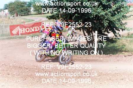 Photo: V9F2552-23 ActionSport Photography 14/09/1996 BSMA UK Schoolgirl Championship - Elsworth _2_Juniors #9