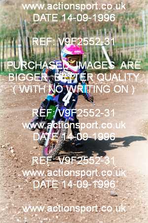 Photo: V9F2552-31 ActionSport Photography 14/09/1996 BSMA UK Schoolgirl Championship - Elsworth _2_Juniors #4
