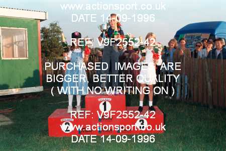 Photo: V9F2552-42 ActionSport Photography 14/09/1996 BSMA UK Schoolgirl Championship - Elsworth _7_Groups_Podiums #2